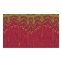 Abstract Red and Green Tribal Design