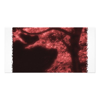 Abstract Red & Black Asian Tree by VoXeeD