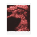 Abstract Red & Black Asian Tree