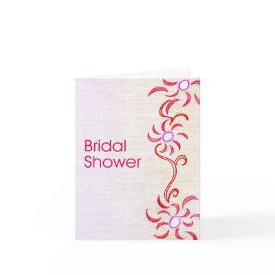 Abstract Red Floral Wedding Invitation by creativecardsdesign