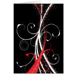 abstract red nature cards
