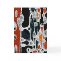 Abstract Relocation Greeting Cards