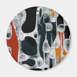 Abstract Relocation Fridge Magnets