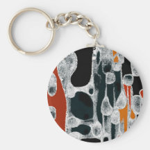 Abstract Relocation Keychain