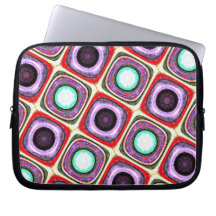 Abstract Retro Rage Laptop Sleeve