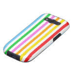Abstract Retro Stripes Lines Red Blue Green Pink Samsung Galaxy SIII Cases