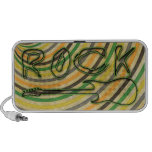Abstract Rock Guitar Portable Speaker