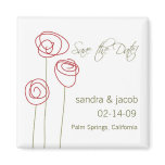 Abstract Roses- Personalise it! magnets