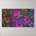 Abstract Roses Poster