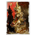 Abstract Saraswati cards