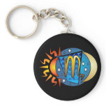 Abstract Scorpio Keychain
