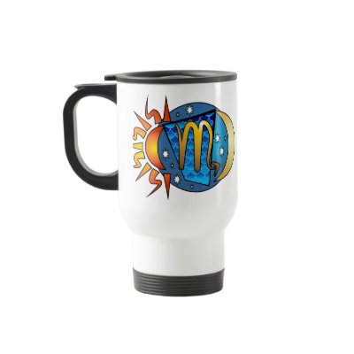 Abstract Scorpio Mug by YellowRoseGallery