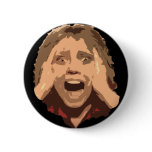 Abstract Screaming Woman Portrait