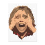 Abstract Screaming Woman Portrait