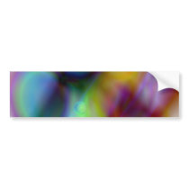 Abstract shapes bumper stickers