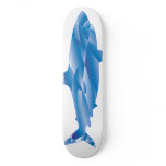 Abstract Shark Blue Deck Skate Decks