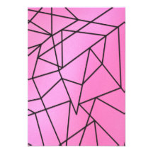 Abstract shattered invitations