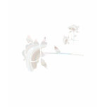 Abstract Silver Roses t-shirts