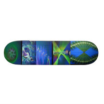 Abstract Skate Board