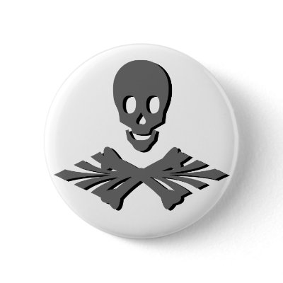 Abstract Skull Buttons by Supernova23