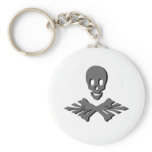 Abstract Skull Keychain