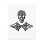 Abstract Skull Postcards