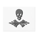 Abstract Skull Postcards