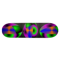 Abstract Spheres Custom Skateboard