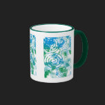 Abstract Spiral Coffee Mug Green mugs