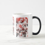 Abstract Spiral Coffee Mug Red mugs