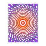 Abstract Spiral Design: postcards