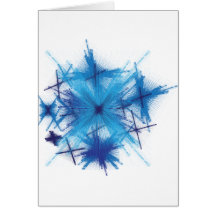 Abstract Splatter Greeting Card
