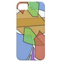 Abstract Stained Glass iPhone 5 Barely There Case iPhone 5 Cases