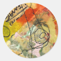 abstract sticker