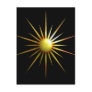 Abstract Sun Postcard