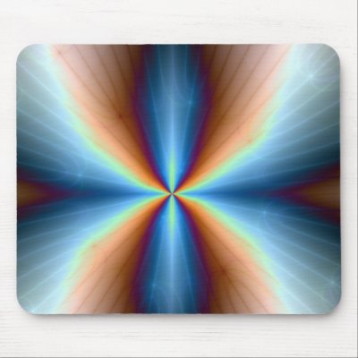 Abstract Supernova Explosion Fractal Mousepad by Sialicious