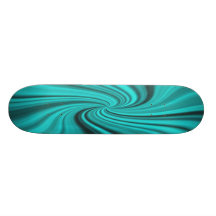 Abstract Swirl Custom Skateboard