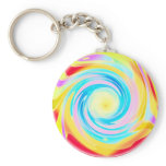 Abstract Swirl Keychains