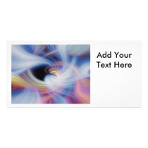 Abstract Swirls in Pink, Blue, and Orange