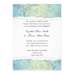 Abstract Swirls Wedding Invitation