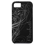 Abstract Swirls with Area for Name