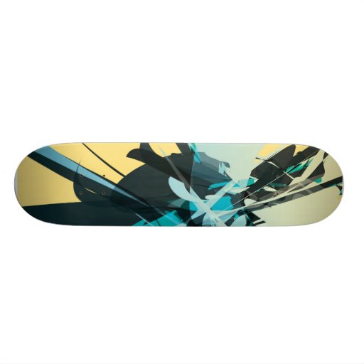 abstract techy skate board