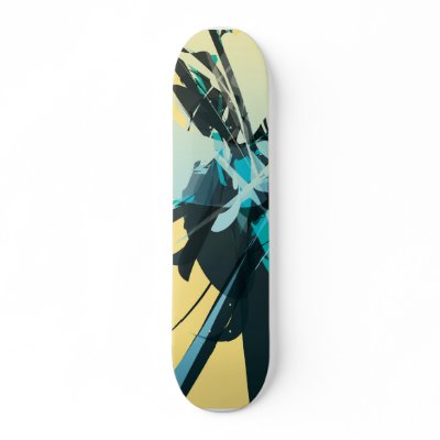 abstract techy skate board by chicki