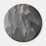 Abstract tree bark macro magnet