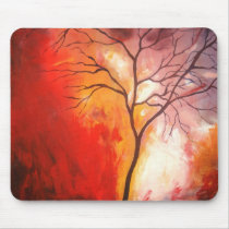Abstract Tree Canvas Painting Mousepads