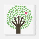 Abstract Tree Hugger Refrigerator Magnets