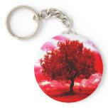 Abstract Tree Keychains
