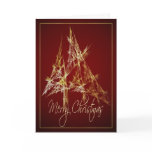 Abstract Tree Merry Christmas cards