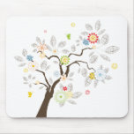 Abstract Tree Mouse Mats