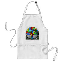 Abstract Tree of Life Apron